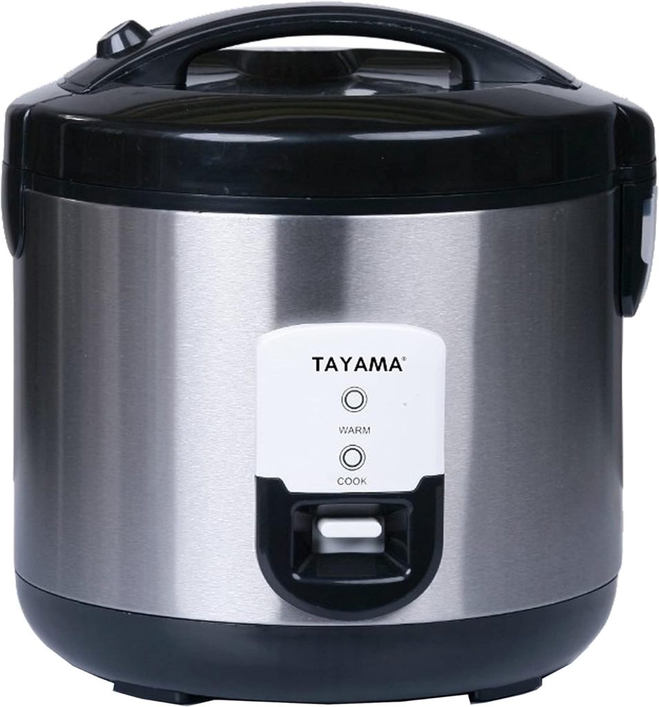 Tayama 20-Cup Stainless Steel Automatic Rice Cooker  Food Steamer