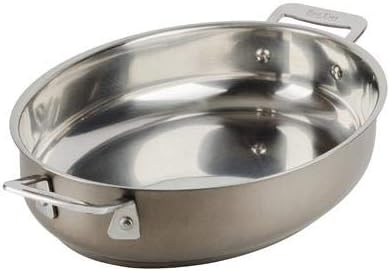 Bon Chef HOTSTONE Taupe CUCINA Oval AUGRATIN - Induction Bottom