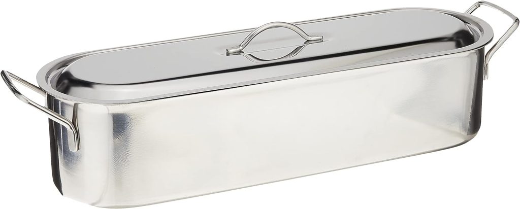 Norpro Stainless Steel Fish Poacher, 18in x 4.5in, As Shown