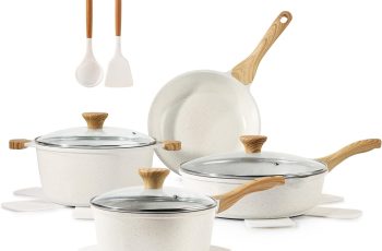 SENSARTE Nonstick Ceramic Cookware Set Review