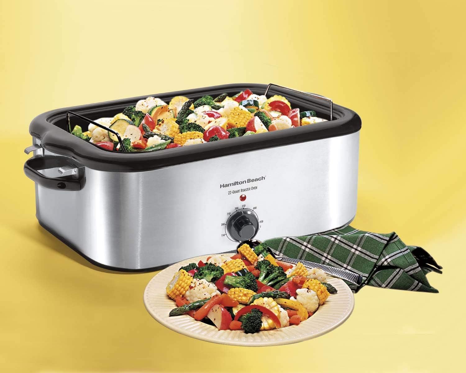 Hamilton Beach 32229 22-Quart Roaster Oven, Stainless Steel (Discontinued)