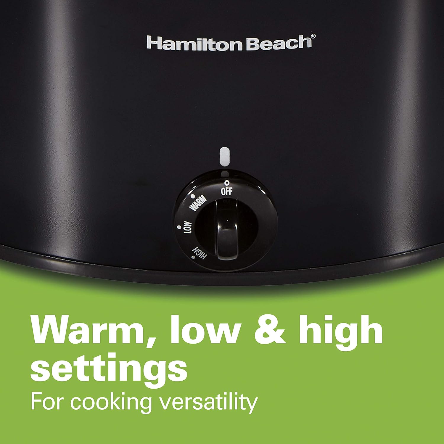 Hamilton Beach Sear  Cook Stock Pot Slow Cooker, Silver (33196)  Slow Cooker, Extra Large 10 Quart, Stay or Go Portable With Lid Lock, Dishwasher Safe Crock, Black (33195)