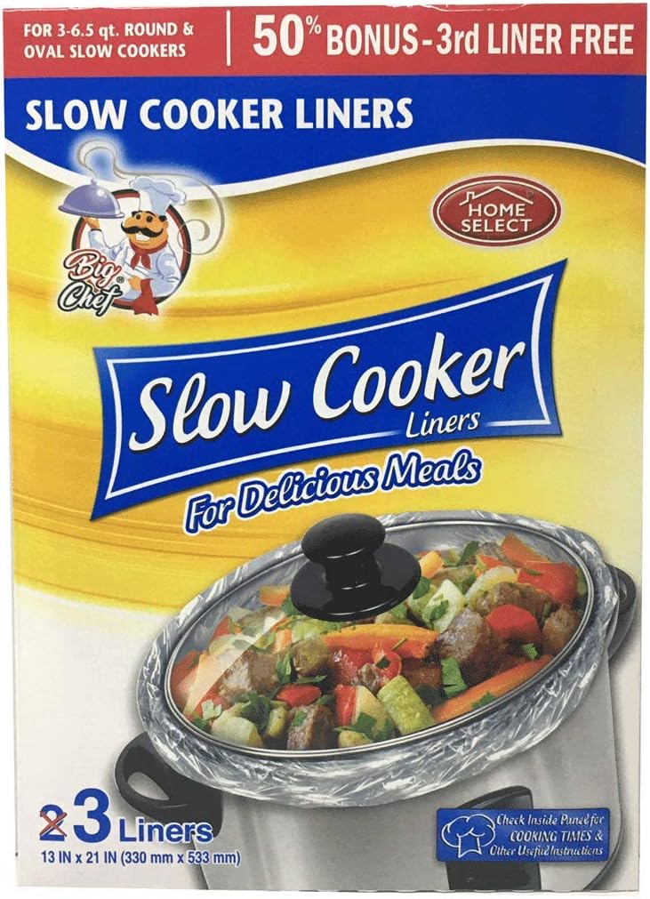10815-24 Slow Cooker Liners,3 quart