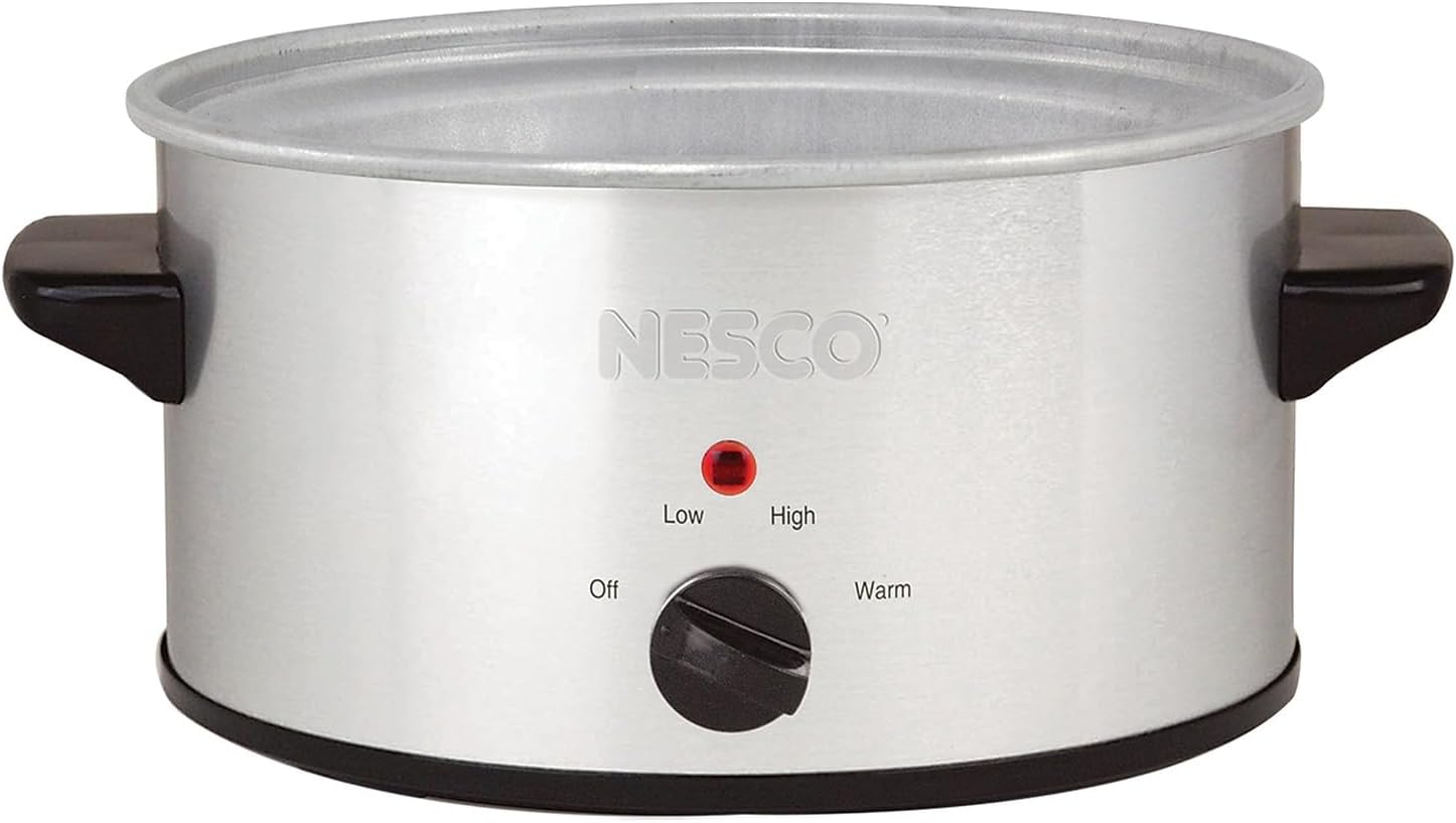 Nesco SC-150-47 Qt. Oval Analog Silver slow cooker, 1.5 Quart