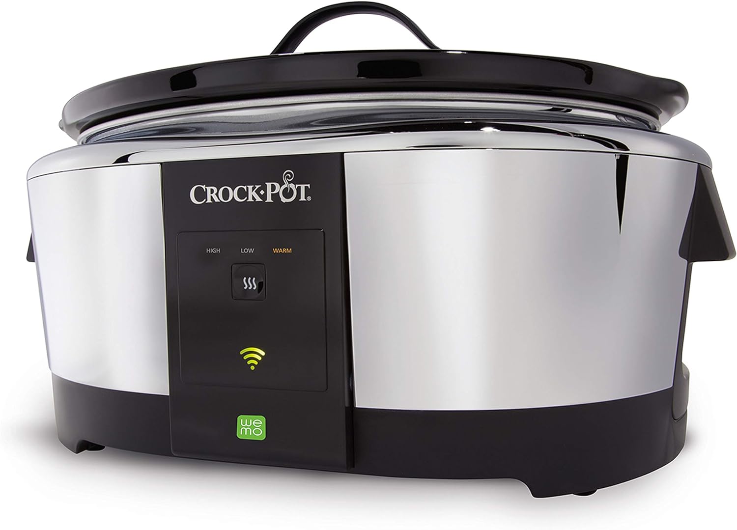 Crock-Pot 6-Quart WeMo-Enabled Smart Slow Cooker, Stainless Steel