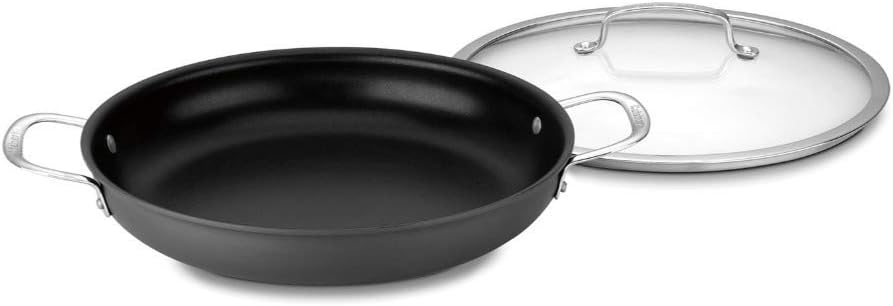 Cuisinart 6422-24 Contour Hard Anodized 10-Inch Open Skillet,Black