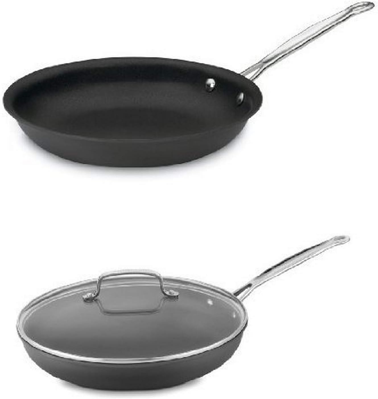 Cuisinart Hard-Anondized 12-Inch Skillet and 10-Inch Skillet Bundle