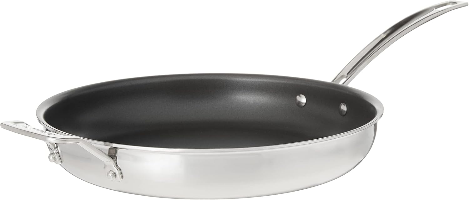 Cuisinart MultiClad Pro 10 Open Skillet, Inch, Non Stick Stainless Steel