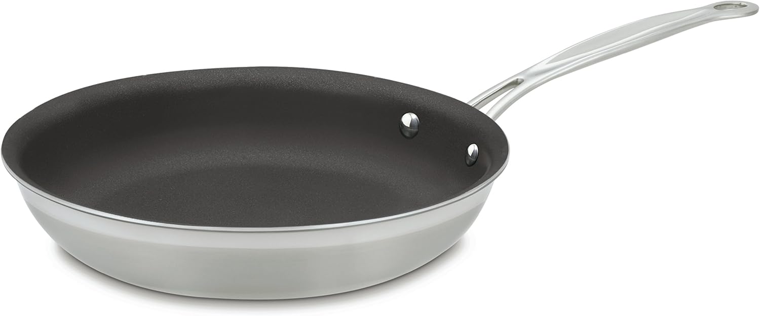 Cuisinart MultiClad Pro Nonstick Stainless-Steel 10-Inch Skillet