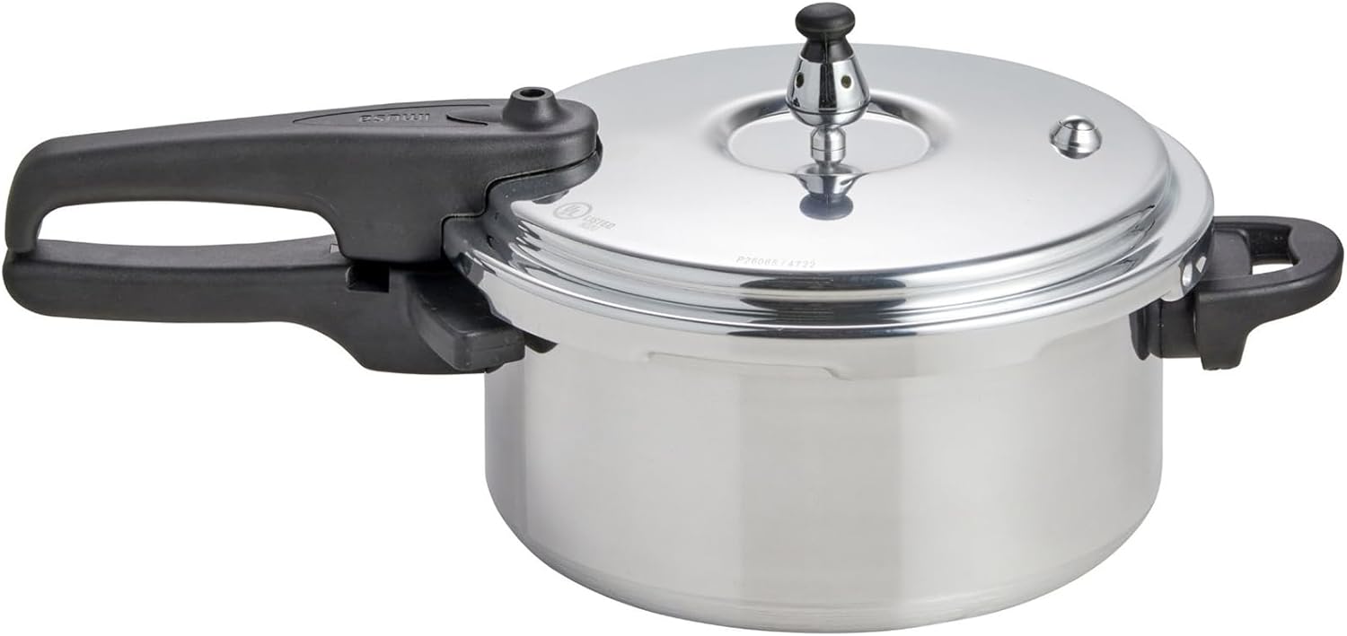 IMUSA 7.0qt Aluminum Pressure Cooker, 10 PSI