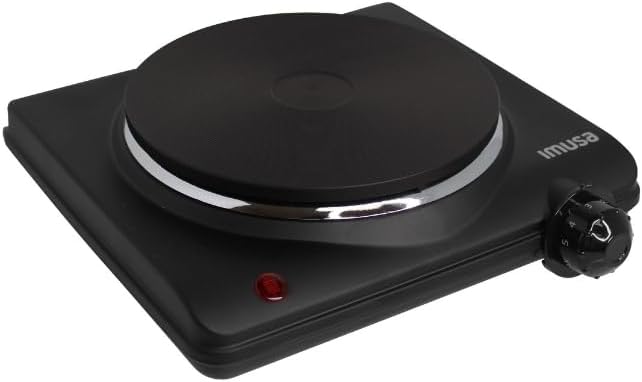 IMUSA Single Electric Hot Plate, Black