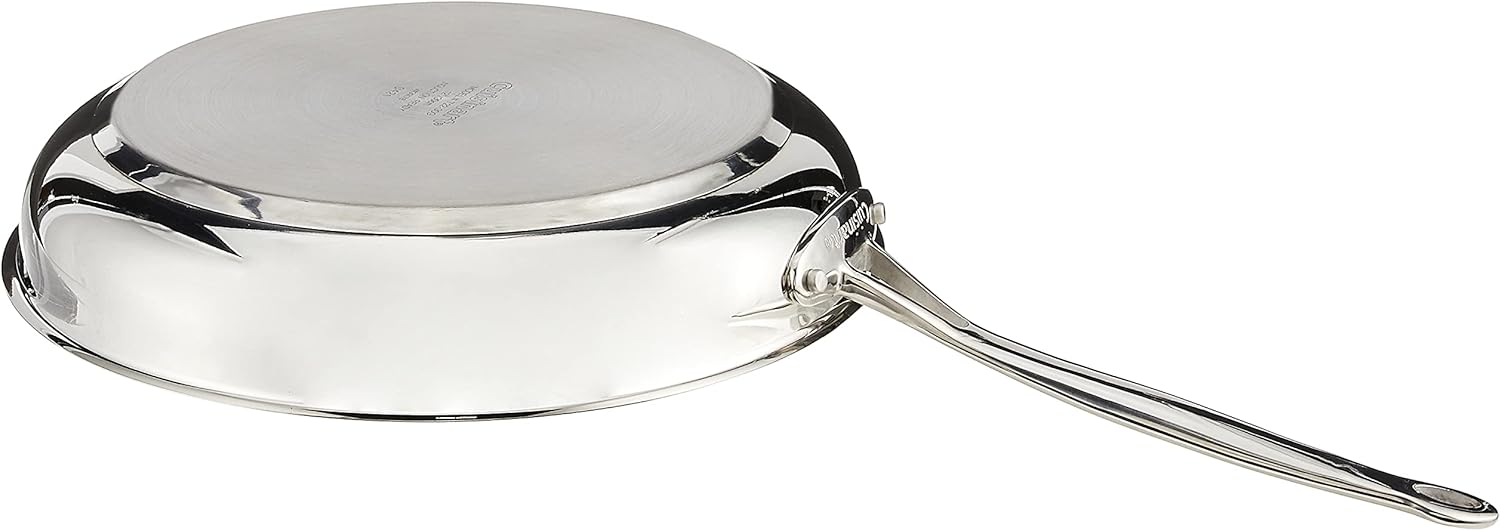 Cuisinart 12 Inch Skillet with Glass Cover, Chefs Classic Collection, 722-30G