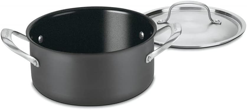 Cuisinart GreenGourmet Hard Anodized 12-Piece Cookware Set with 12-Inch Skillet and Glass Cover