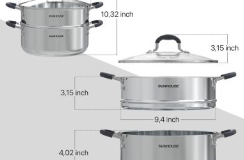 SUNHOUSE – 4.6 Quart Steamer Pot Review